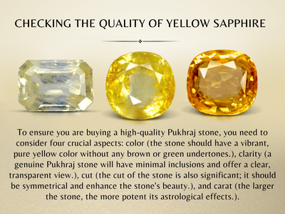 CHECKING THE QUALITY OF THE PUKHRAJ STONE